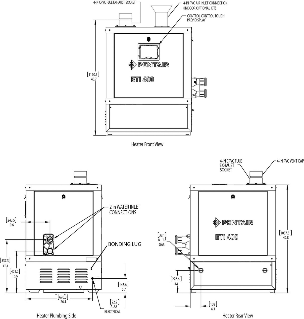 MasterTemp Dimensions